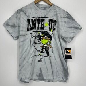 Overwatch League Houston Outlaws Ante Up Tie Dye T-Shirt Mens Large Grey New